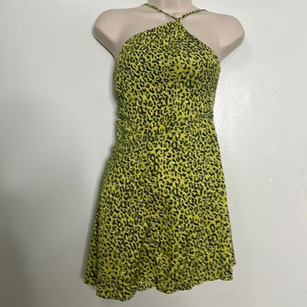 ASOS ALLOVER PRINTED AJUSTABLE STRAPS LOW CUT BACK SIZE 4